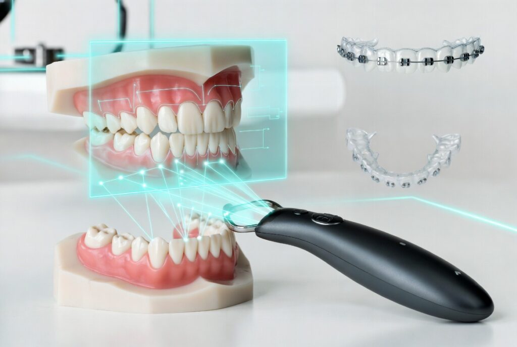 Digital orthodontics and 3D scanning