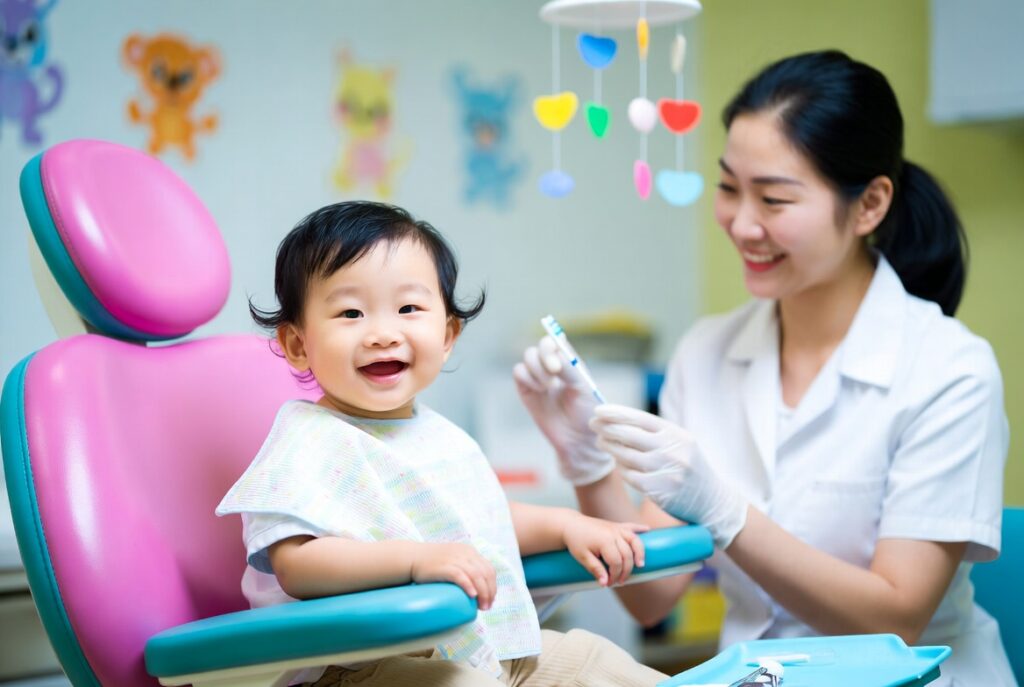 First dental visit for toddlers