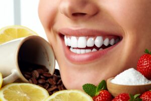 remove coffee stains from teeth