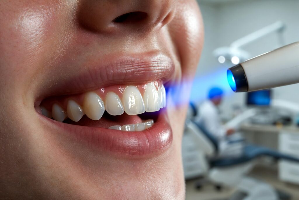 laser teeth whitening treatment